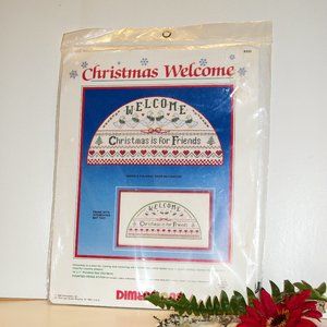 DIMENSIONS Counted Cross Stitch Christmas Welcome